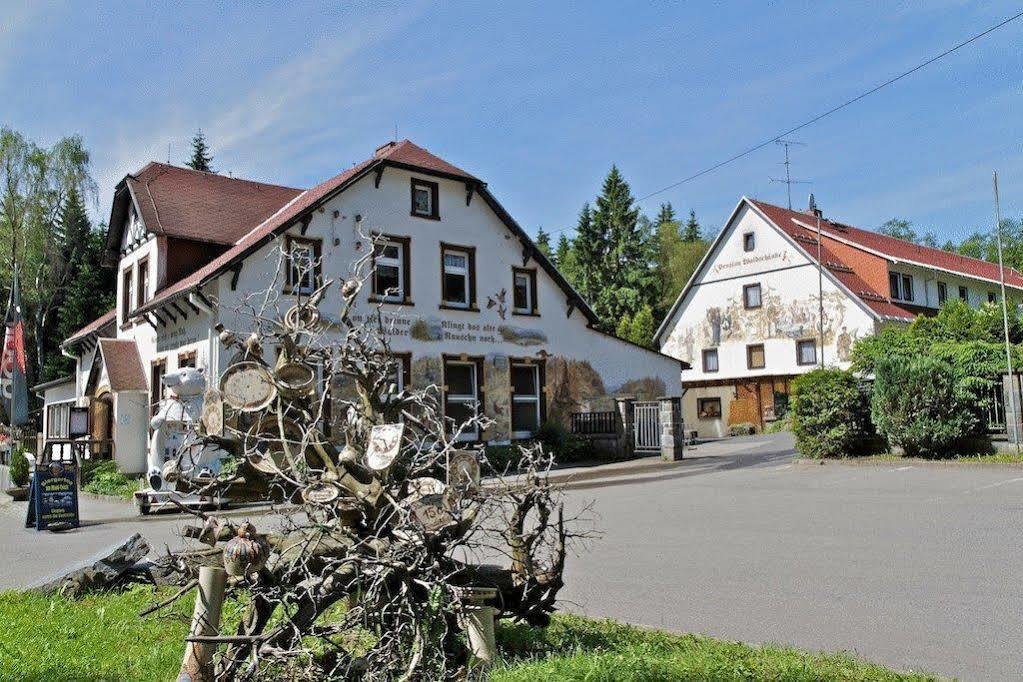 Pension Waldschanke Geyer Buitenkant foto
